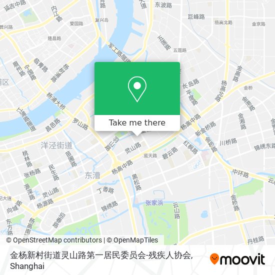 金杨新村街道灵山路第一居民委员会-残疾人协会 map