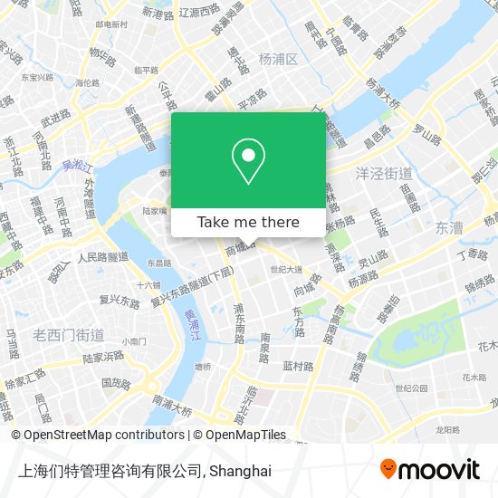 上海们特管理咨询有限公司 map