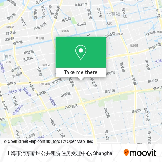 上海市浦东新区公共租赁住房受理中心 map