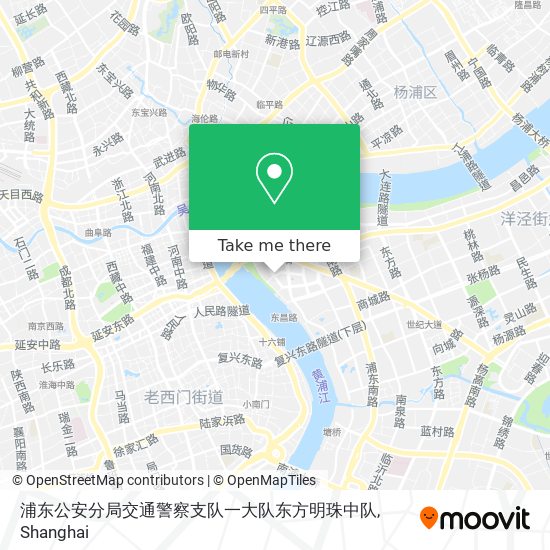 浦东公安分局交通警察支队一大队东方明珠中队 map