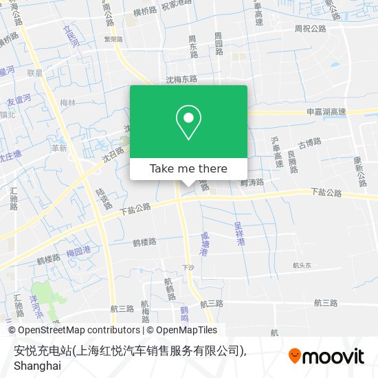 安悦充电站(上海红悦汽车销售服务有限公司) map