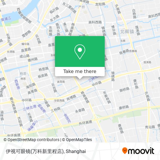 伊视可眼镜(万科新里程店) map