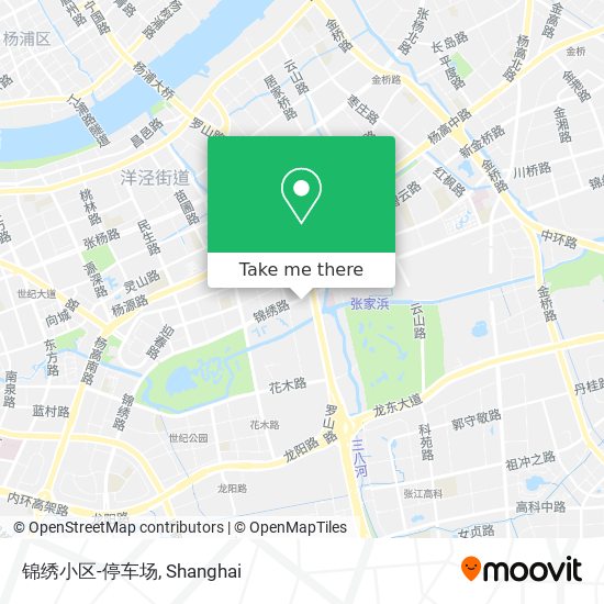 锦绣小区-停车场 map