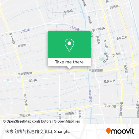 朱家宅路与祝惠路交叉口 map