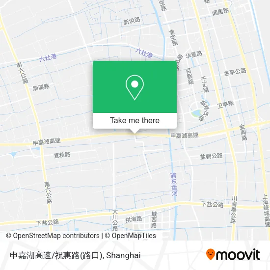 申嘉湖高速/祝惠路(路口) map