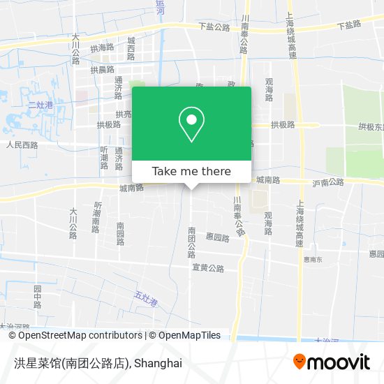 洪星菜馆(南团公路店) map