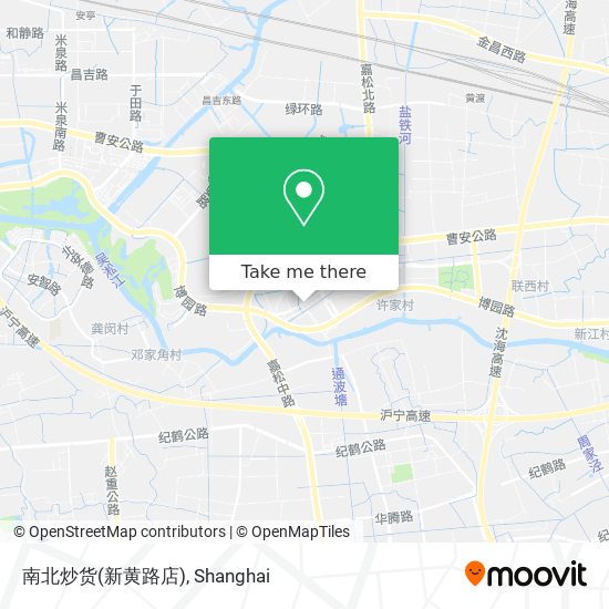 南北炒货(新黄路店) map