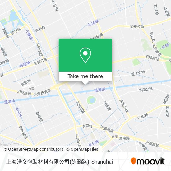 上海浩义包装材料有限公司(陈勤路) map
