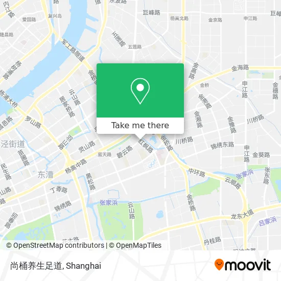 尚桶养生足道 map