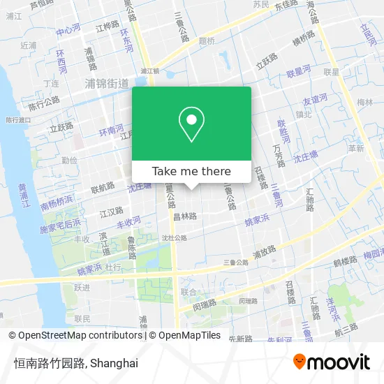 恒南路竹园路 map