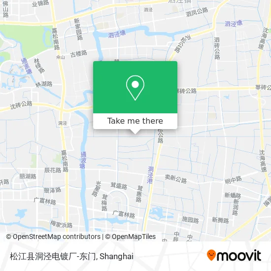 松江县洞泾电镀厂-东门 map