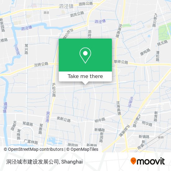 洞泾城市建设发展公司 map