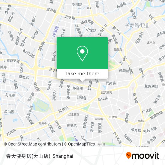 春天健身房(天山店) map