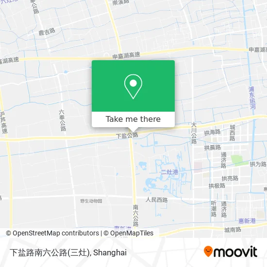 下盐路南六公路(三灶) map
