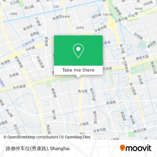 路侧停车位(秀康路) map
