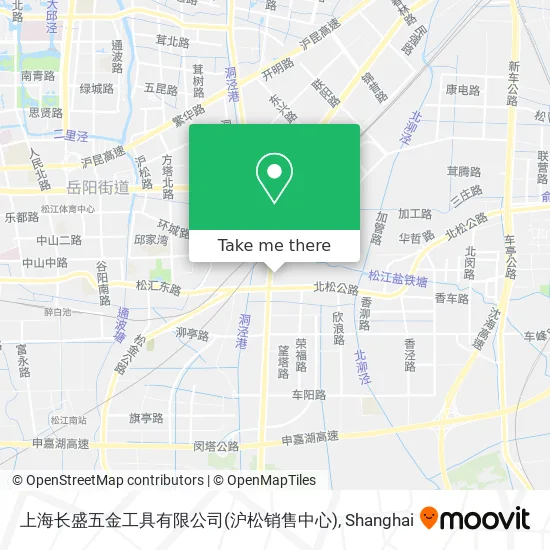 上海长盛五金工具有限公司(沪松销售中心) map