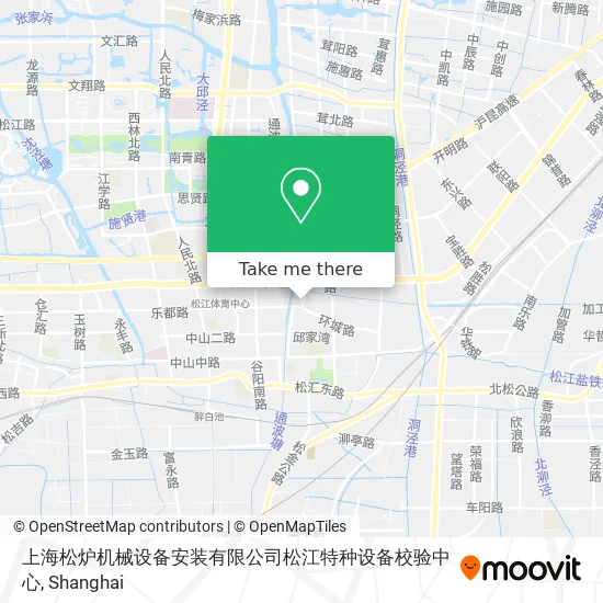 上海松炉机械设备安装有限公司松江特种设备校验中心 map