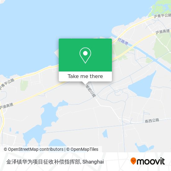 金泽镇华为项目征收补偿指挥部 map