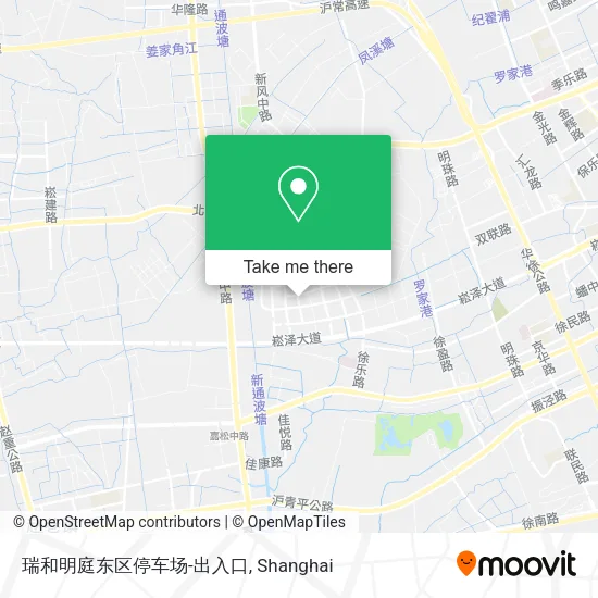 瑞和明庭东区停车场-出入口 map