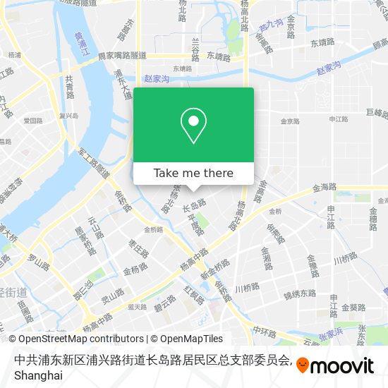 中共浦东新区浦兴路街道长岛路居民区总支部委员会 map