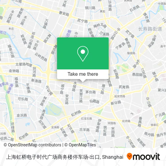 上海虹桥电子时代广场商务楼停车场-出口 map
