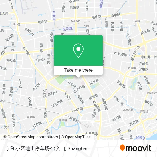 宁和小区地上停车场-出入口 map