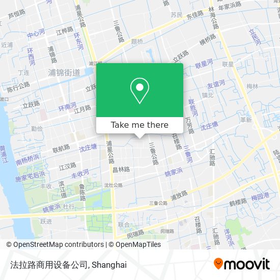 法拉路商用设备公司 map