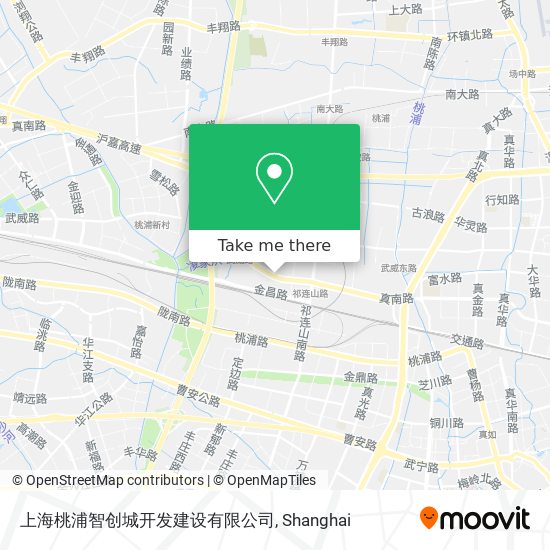 上海桃浦智创城开发建设有限公司 map