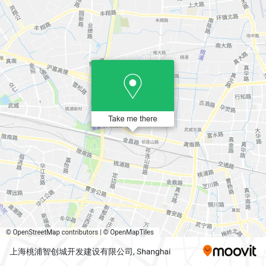 上海桃浦智创城开发建设有限公司 map