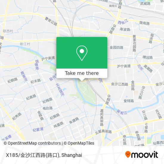X185/金沙江西路(路口) map