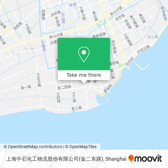 上海中石化工物流股份有限公司(金二东路) map