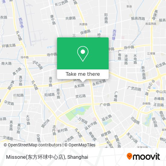 Missone(东方环球中心店) map