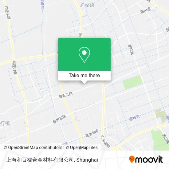 上海和百福合金材料有限公司 map