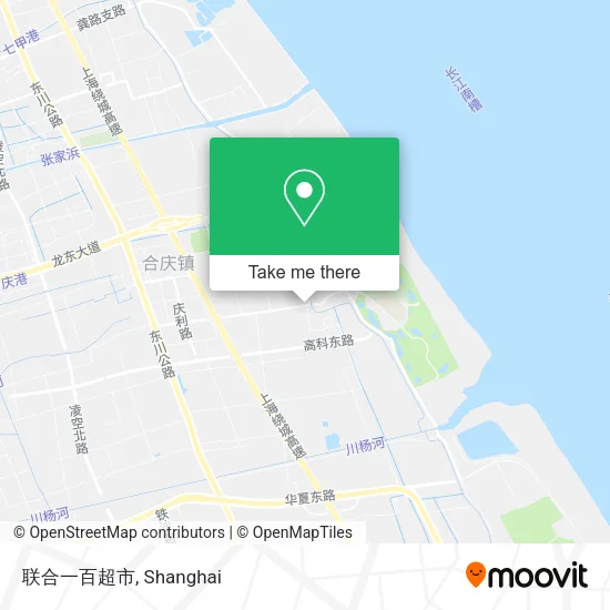 联合一百超市 map