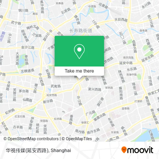 华视传媒(延安西路) map