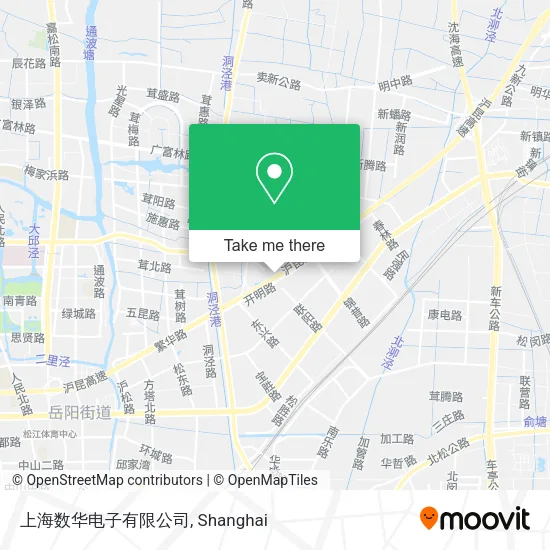 上海数华电子有限公司 map