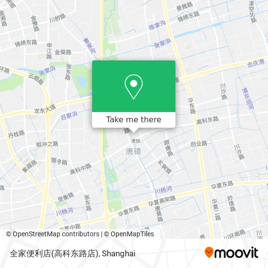 全家便利店(高科东路店) map