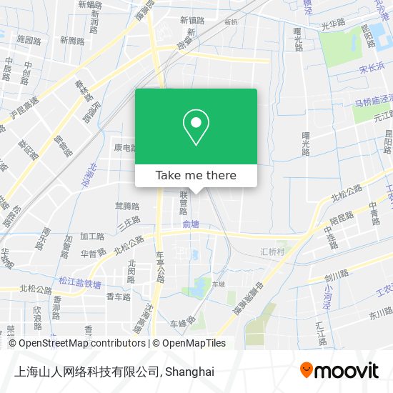 上海山人网络科技有限公司 map