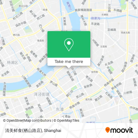 清美鲜食(栖山路店) map