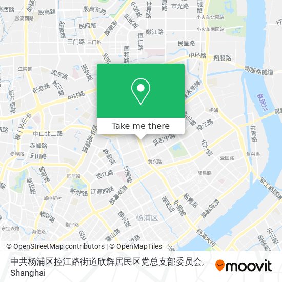 中共杨浦区控江路街道欣辉居民区党总支部委员会 map