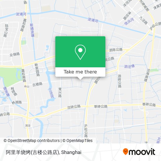 阿里羊烧烤(古楼公路店) map