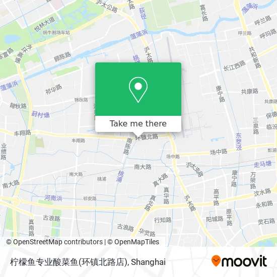 柠檬鱼专业酸菜鱼(环镇北路店) map