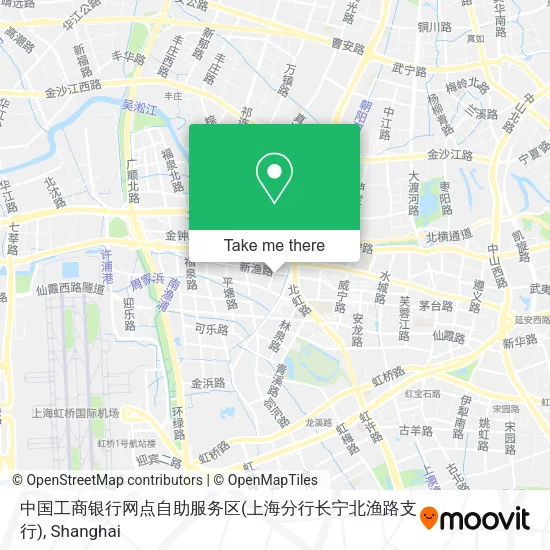 中国工商银行网点自助服务区(上海分行长宁北渔路支行) map