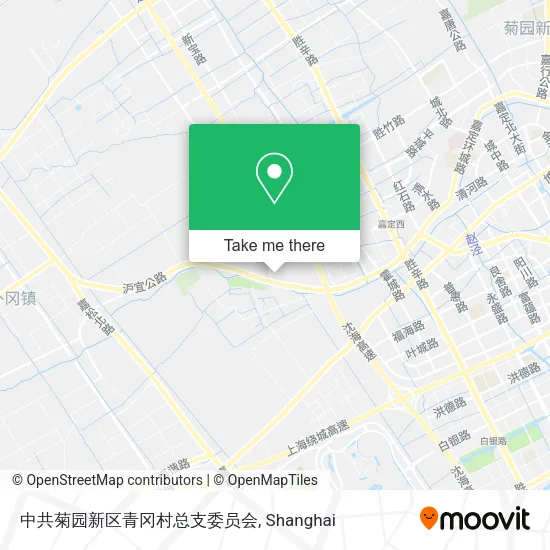 中共菊园新区青冈村总支委员会 map