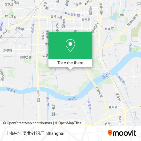 上海松江吴龙针织厂 map