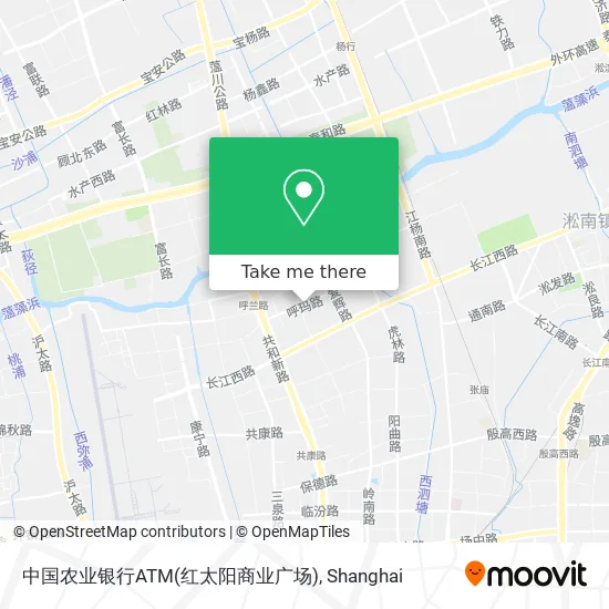 中国农业银行ATM(红太阳商业广场) map