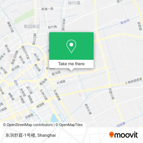 东润舒庭-1号楼 map