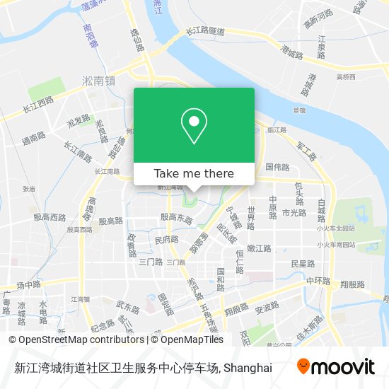 新江湾城街道社区卫生服务中心停车场 map