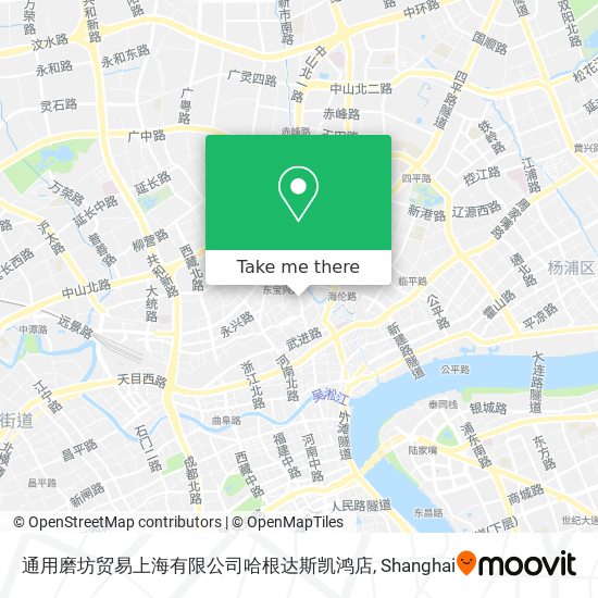 通用磨坊贸易上海有限公司哈根达斯凯鸿店 map