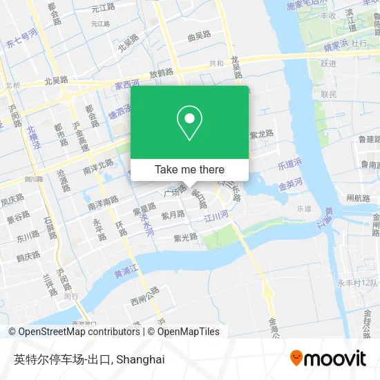 英特尔停车场-出口 map